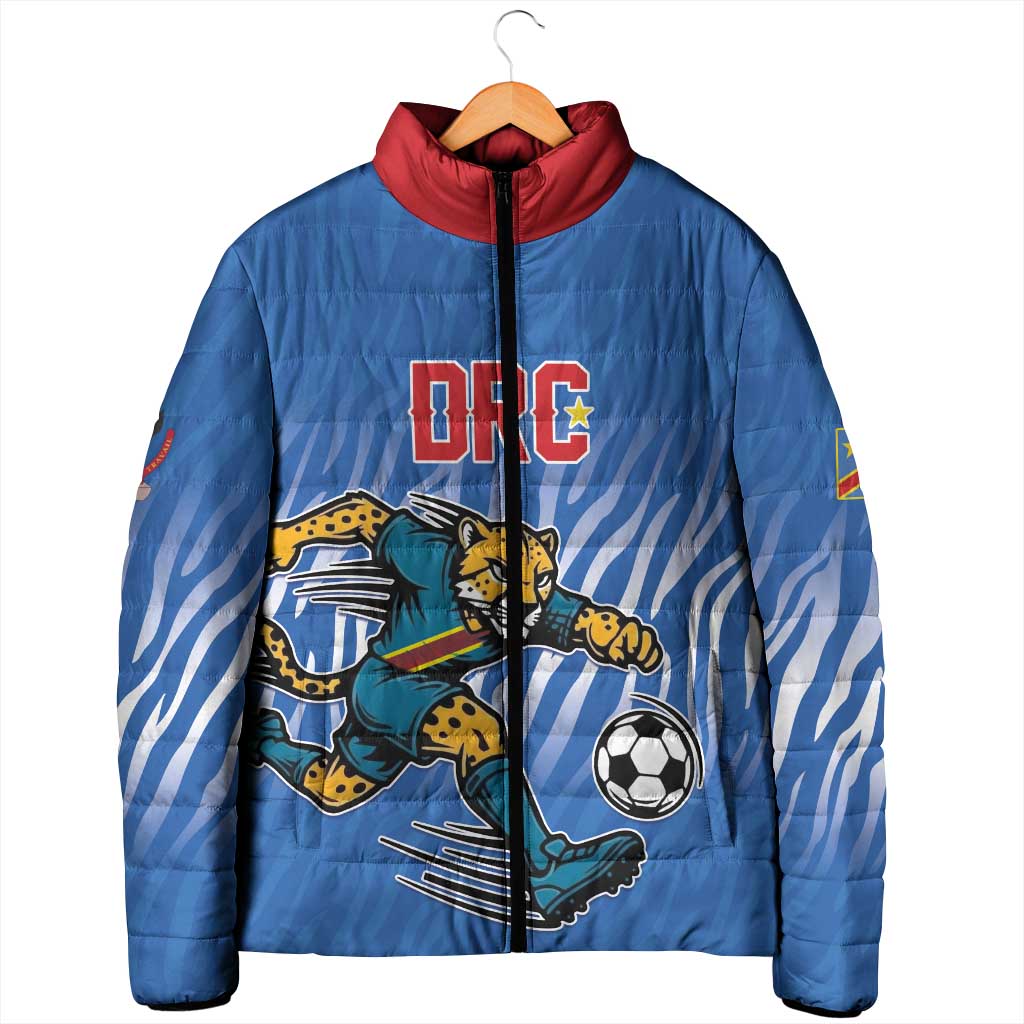 Custom Football 2026 DR Congo Leopards Padded Jacket Warriors of the Equator