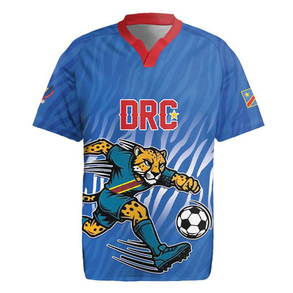 Custom Football 2026 DR Congo Leopards Rugby Jersey Warriors of the Equator