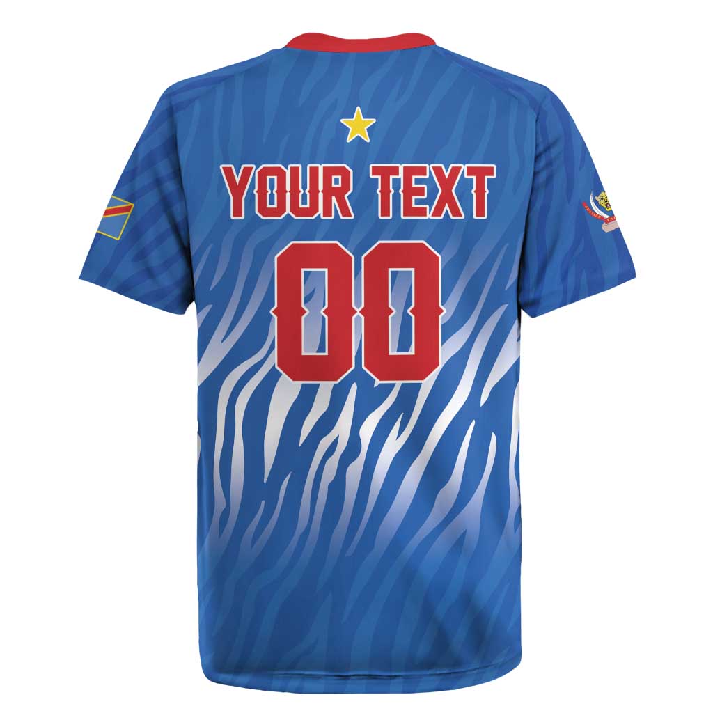 Custom Football 2026 DR Congo Leopards Rugby Jersey Warriors of the Equator