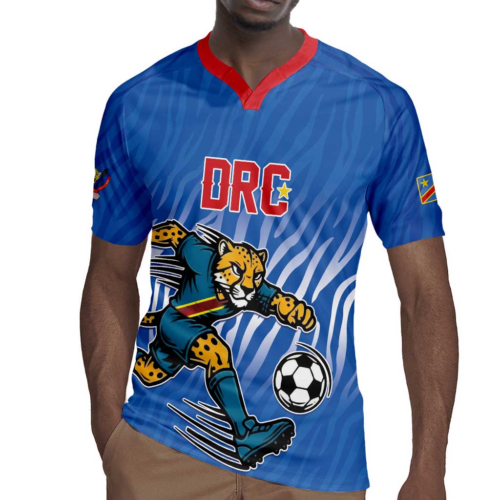 Custom Football 2026 DR Congo Leopards Rugby Jersey Warriors of the Equator