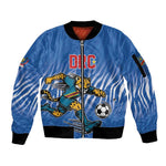Custom Football 2026 DR Congo Leopards Sleeve Zip Bomber Jacket Warriors of the Equator