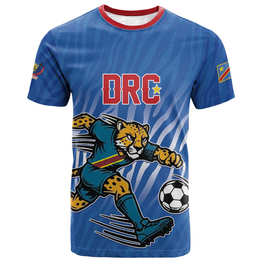 Custom Football 2026 DR Congo Leopards T shirt Warriors of the Equator