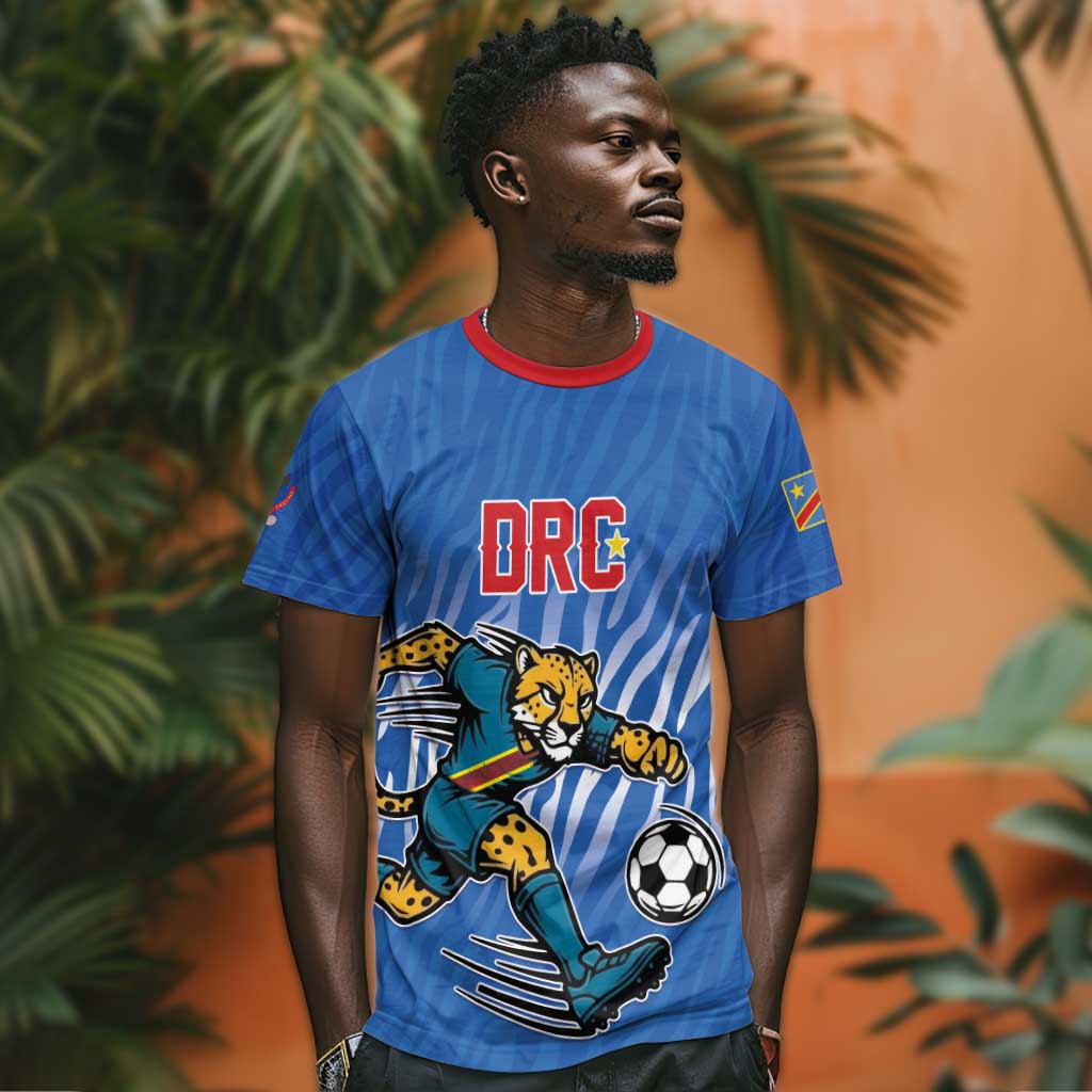 Custom Football 2026 DR Congo Leopards T shirt Warriors of the Equator