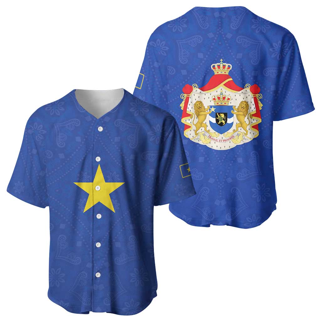 Congo Free State 1885-1908 Baseball Jersey Werk en voortgang