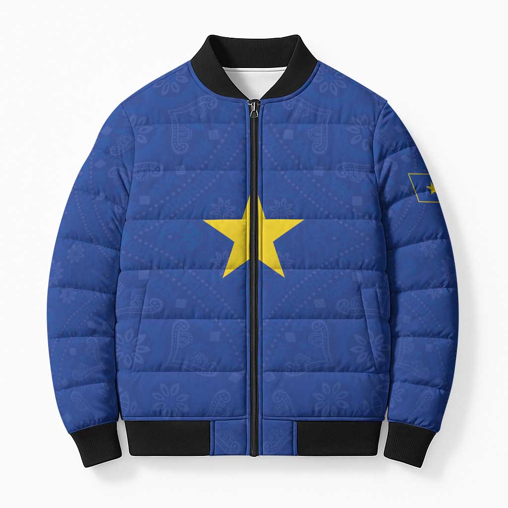 Congo Free State 1885-1908 Bomber Puffer Jacket Werk en voortgang