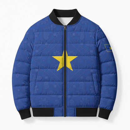Congo Free State 1885-1908 Bomber Puffer Jacket Werk en voortgang