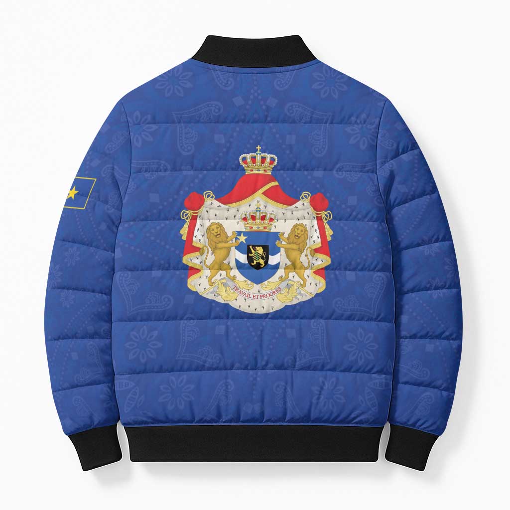 Congo Free State 1885-1908 Bomber Puffer Jacket Werk en voortgang