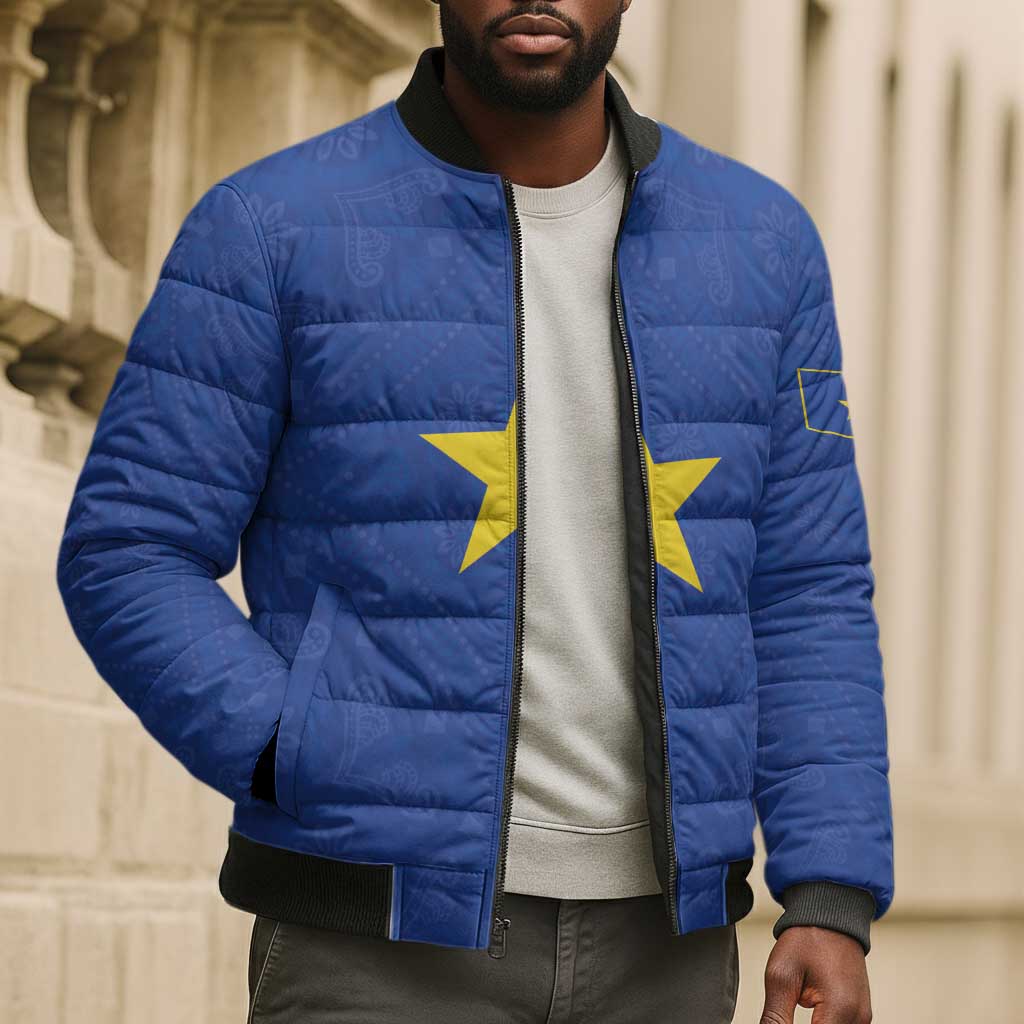 Congo Free State 1885-1908 Bomber Puffer Jacket Werk en voortgang
