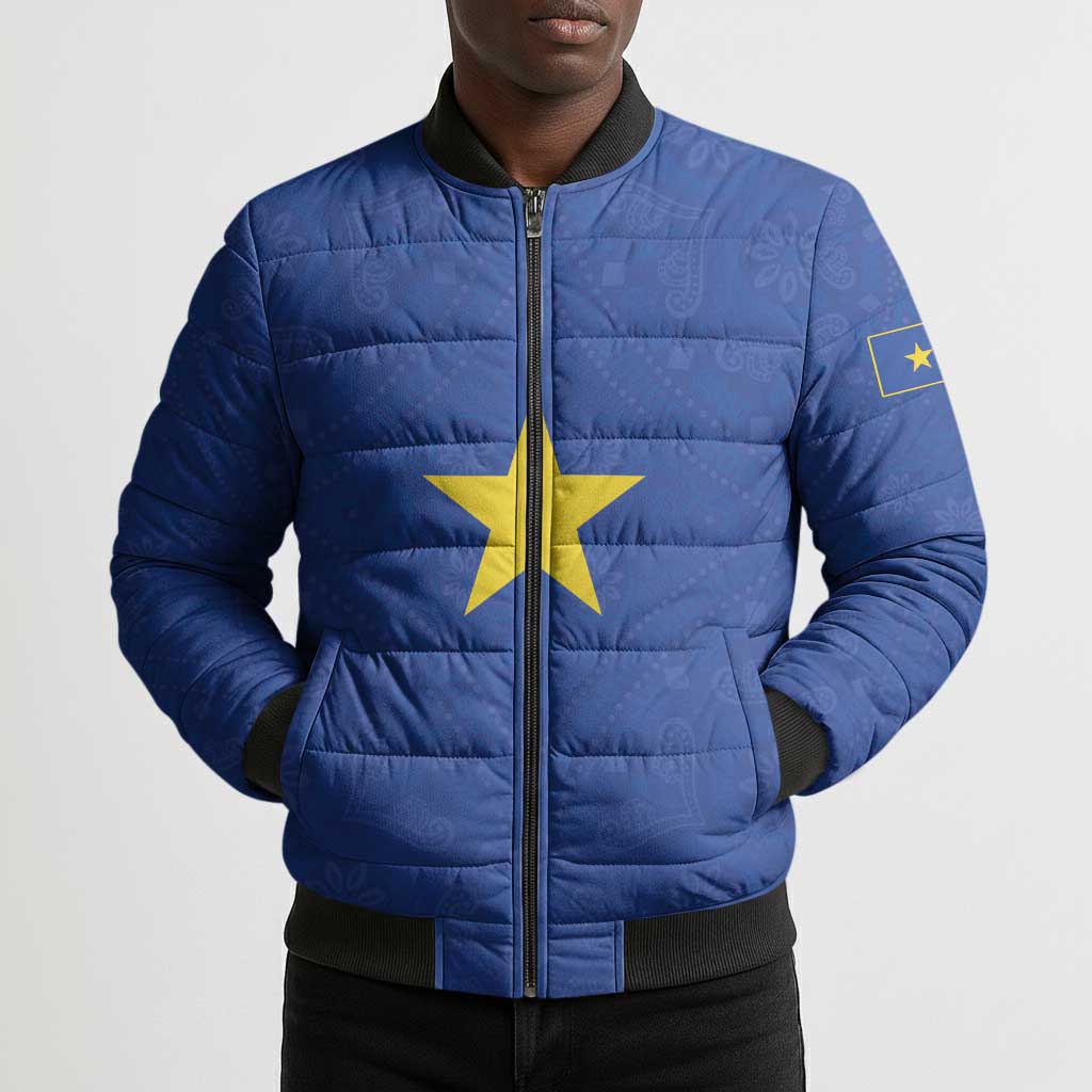 Congo Free State 1885-1908 Bomber Puffer Jacket Werk en voortgang