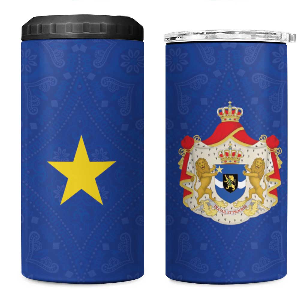 Congo Free State 1885-1908 4 in 1 Can Cooler Tumbler Werk en voortgang