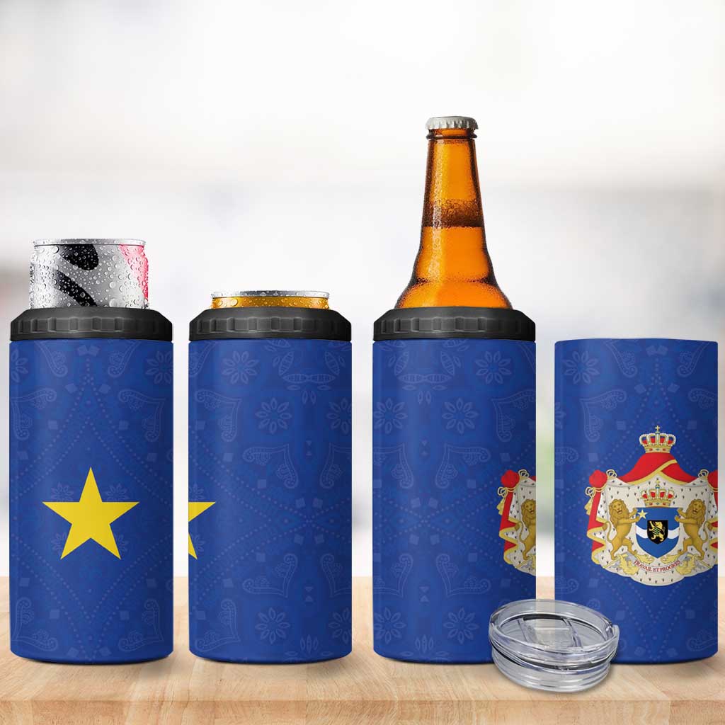 Congo Free State 1885-1908 4 in 1 Can Cooler Tumbler Werk en voortgang