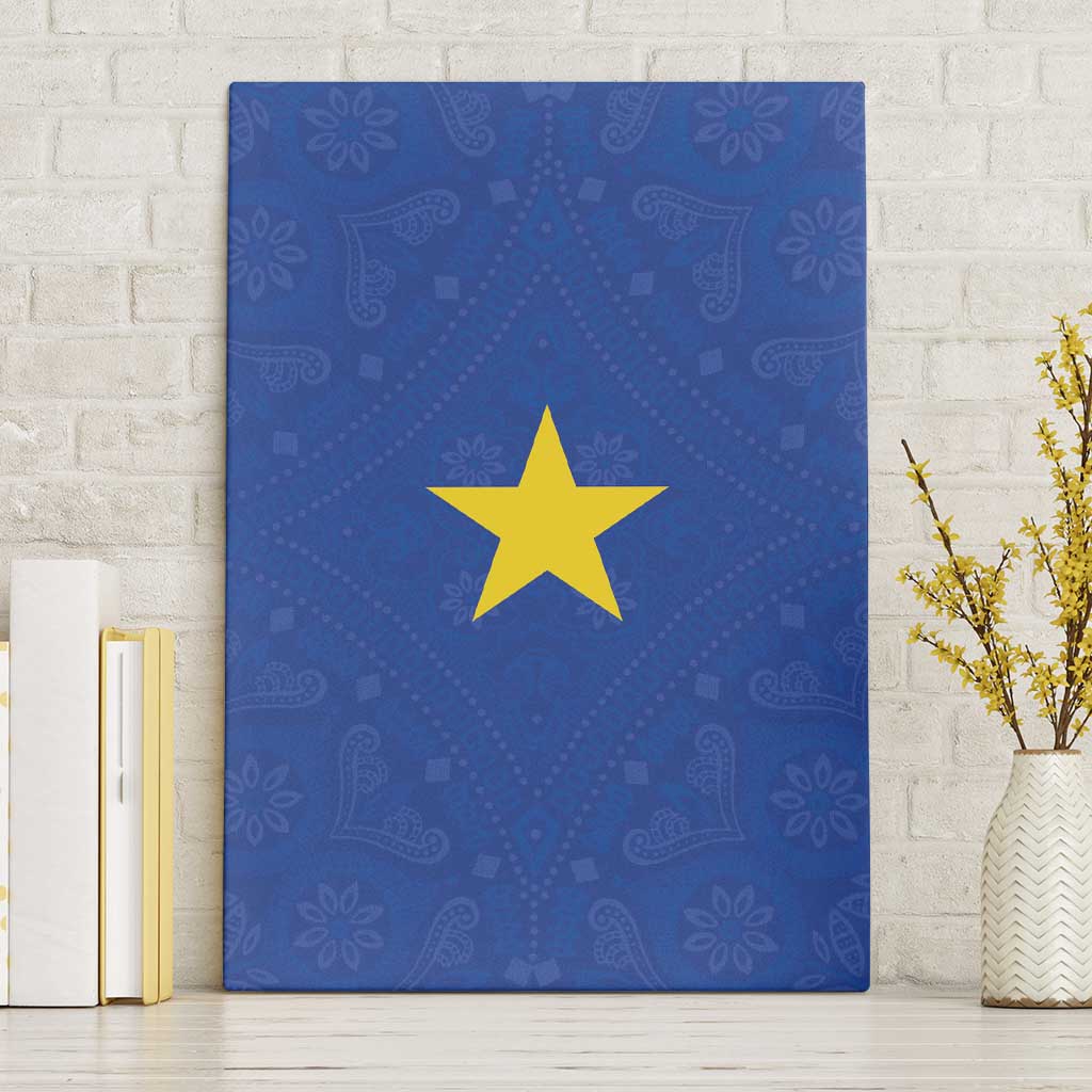 Congo Free State 1885-1908 Canvas Wall Art Werk en voortgang