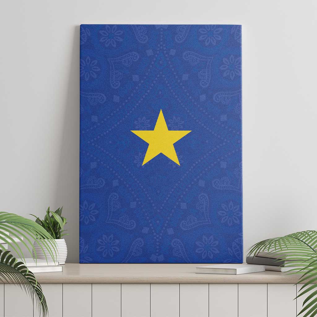 Congo Free State 1885-1908 Canvas Wall Art Werk en voortgang