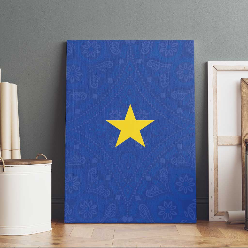 Congo Free State 1885-1908 Canvas Wall Art Werk en voortgang