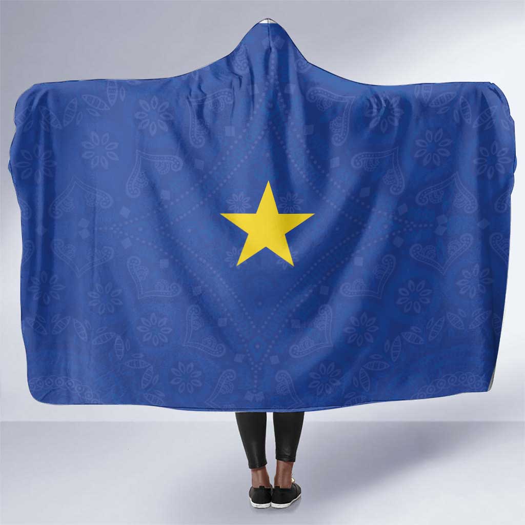Congo Free State 1885-1908 Hooded Blanket Werk en voortgang