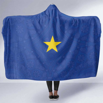 Congo Free State 1885-1908 Hooded Blanket Werk en voortgang