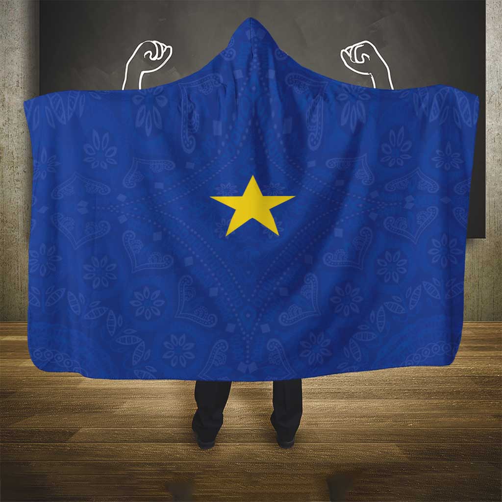 Congo Free State 1885-1908 Hooded Blanket Werk en voortgang