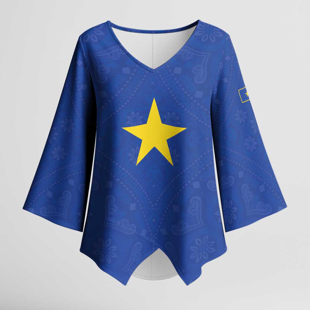 Congo Free State 1885-1908 Kimono Sleeve Blouse Werk en voortgang