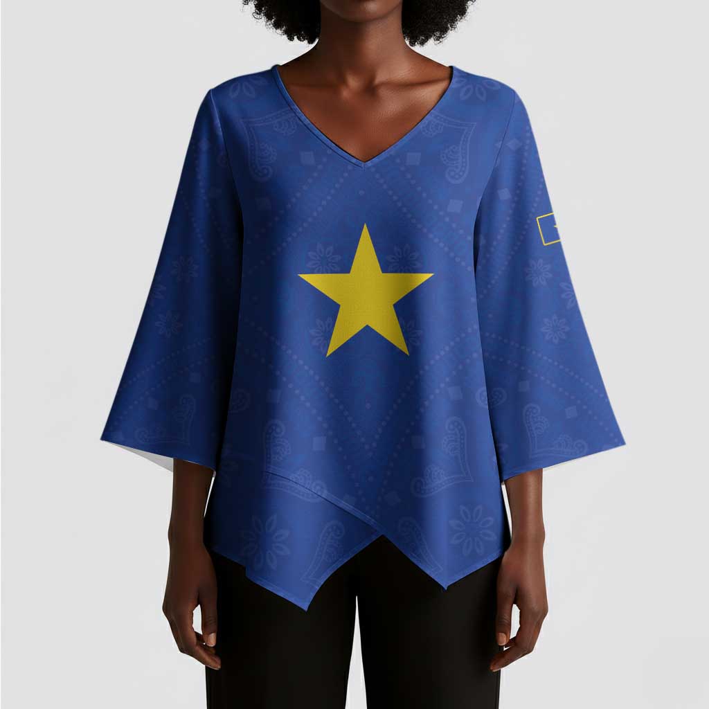 Congo Free State 1885-1908 Kimono Sleeve Blouse Werk en voortgang