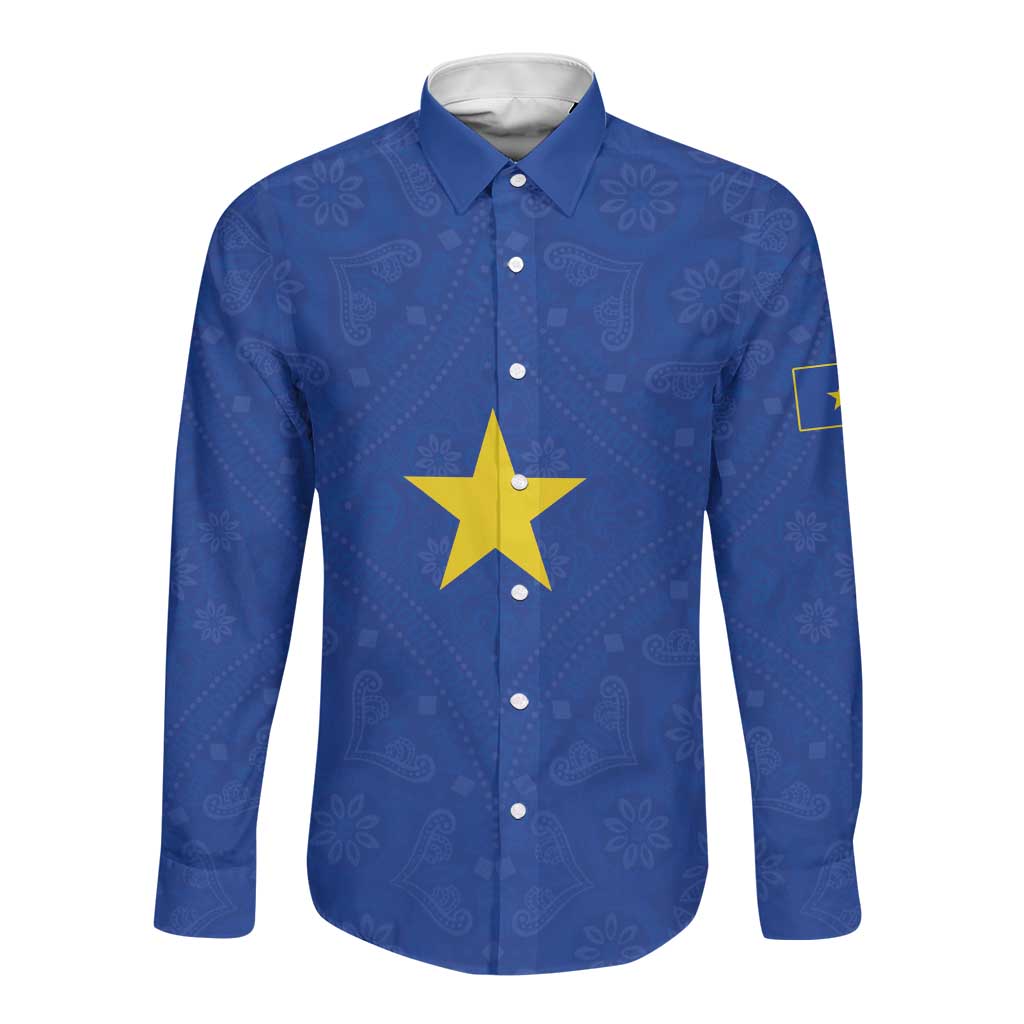Congo Free State 1885-1908 Long Sleeve Button Shirt Werk en voortgang