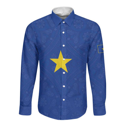 Congo Free State 1885-1908 Long Sleeve Button Shirt Werk en voortgang