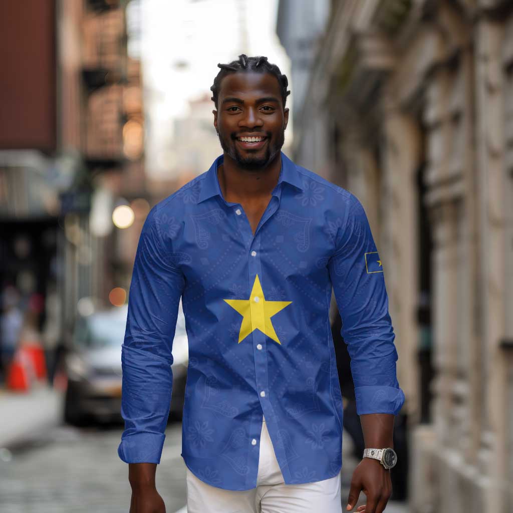 Congo Free State 1885-1908 Long Sleeve Button Shirt Werk en voortgang