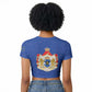 Congo Free State 1885-1908 Raglan Cropped T shirt Werk en voortgang