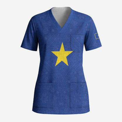 Congo Free State 1885-1908 Scrub Top Werk en voortgang