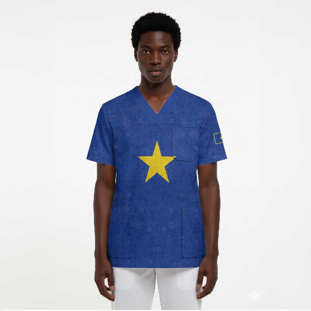 Congo Free State 1885-1908 Scrub Top Werk en voortgang
