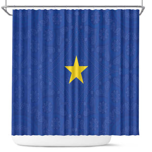 Congo Free State 1885-1908 Shower Curtain Werk en voortgang