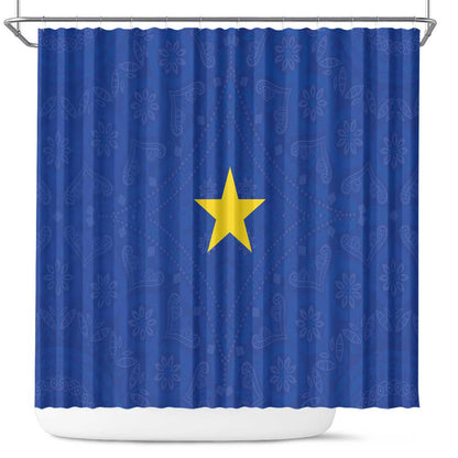 Congo Free State 1885-1908 Shower Curtain Werk en voortgang