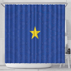 Congo Free State 1885-1908 Shower Curtain Werk en voortgang
