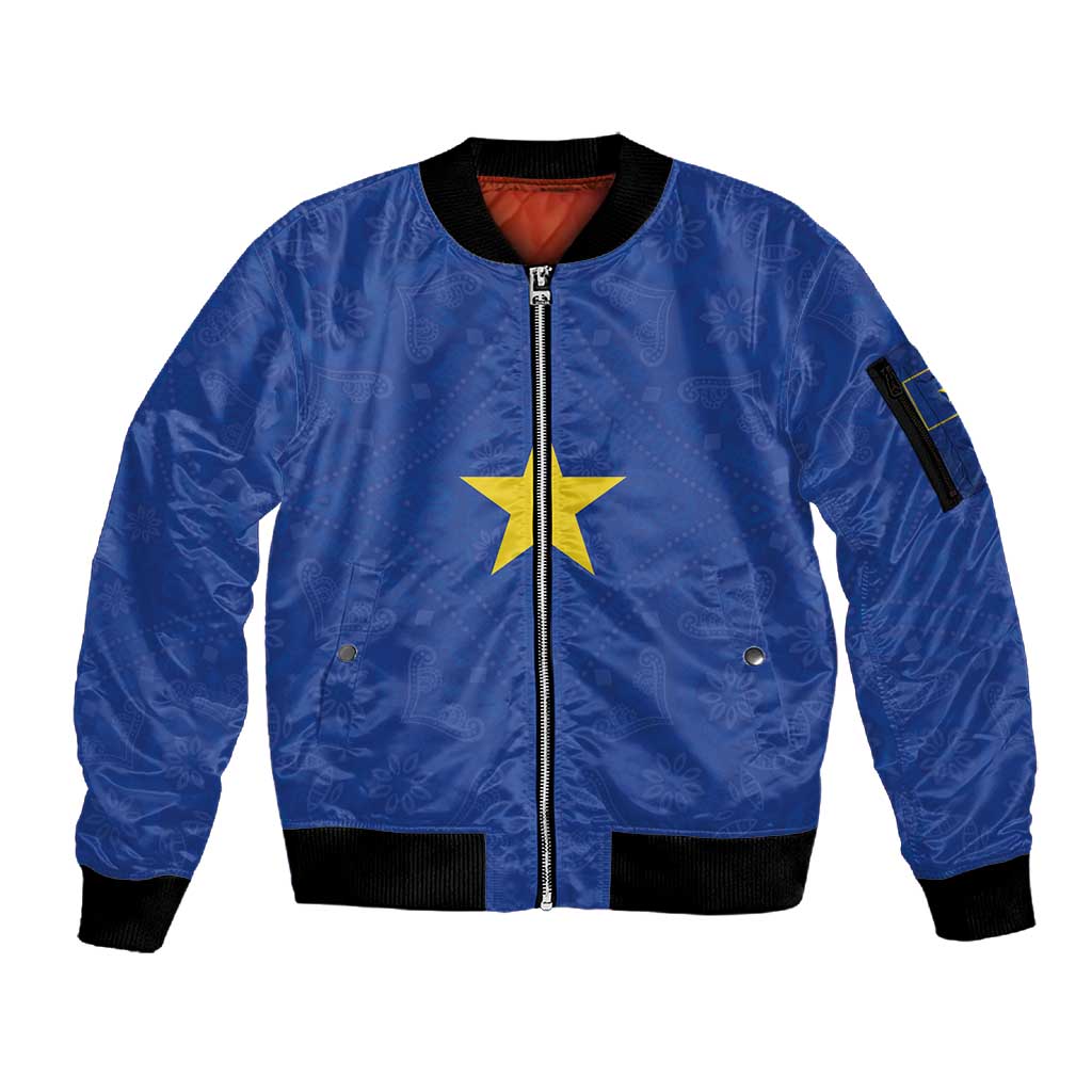 Congo Free State 1885-1908 Sleeve Zip Bomber Jacket Werk en voortgang