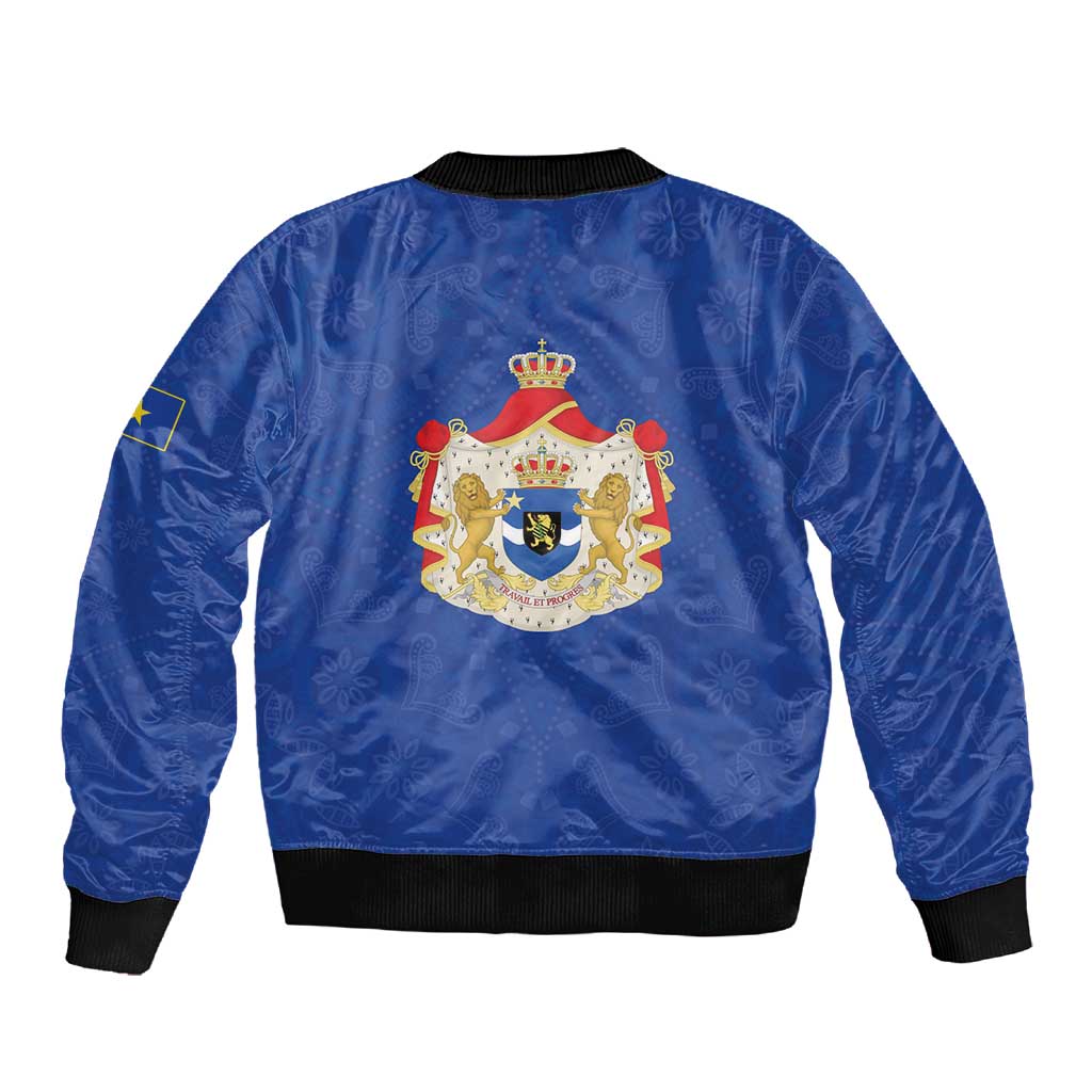 Congo Free State 1885-1908 Sleeve Zip Bomber Jacket Werk en voortgang