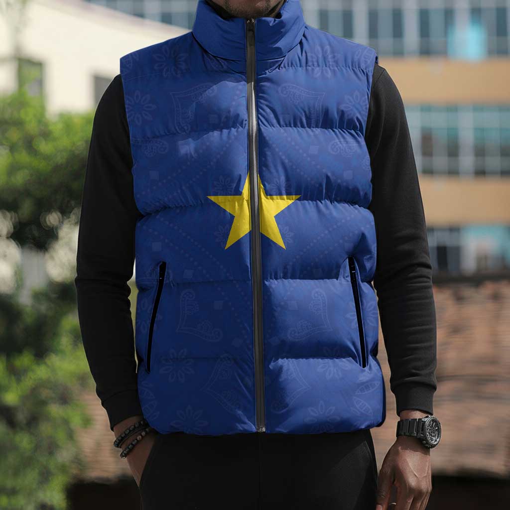 Congo Free State 1885-1908 Sleeveless Puffer Jacket Werk en voortgang