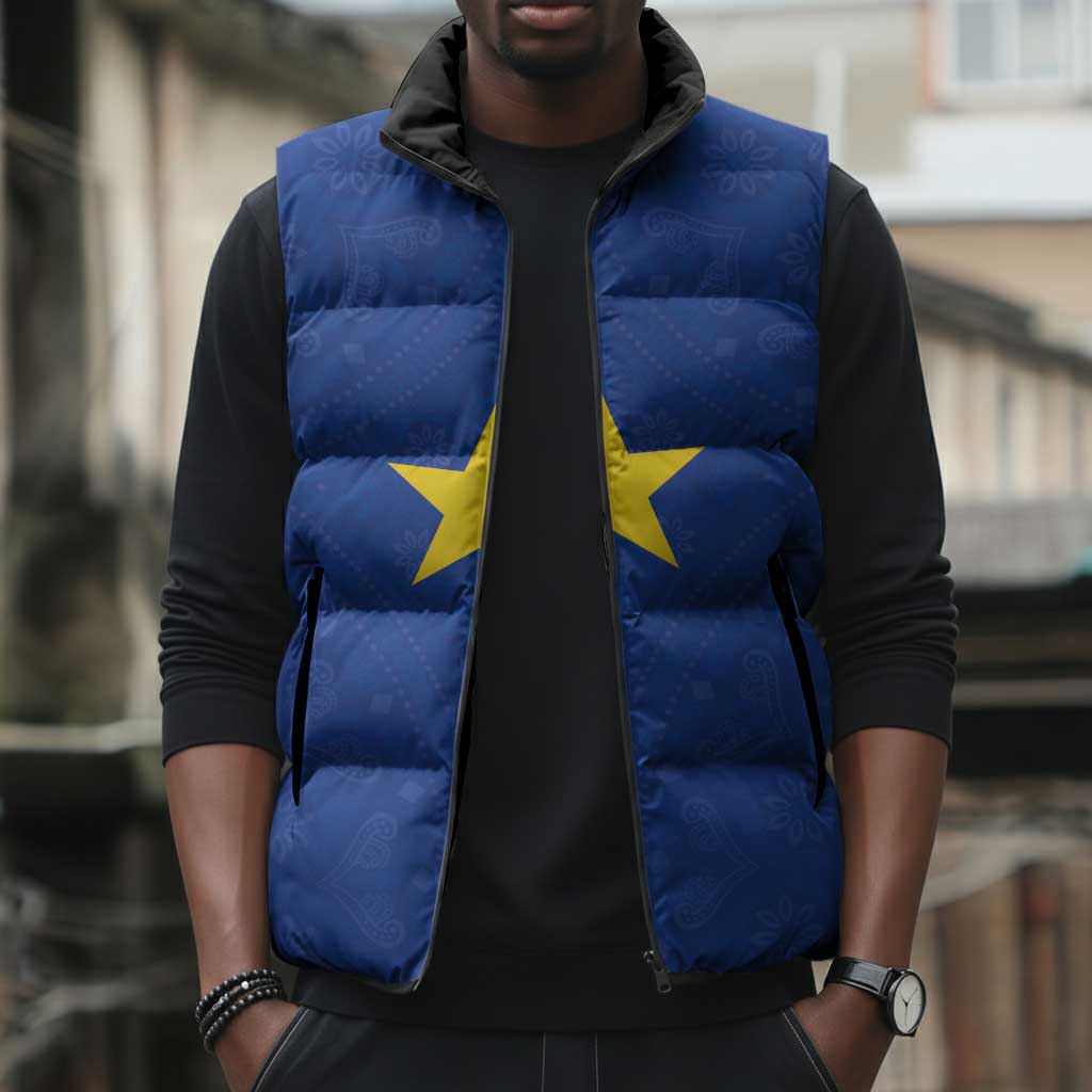 Congo Free State 1885-1908 Sleeveless Puffer Jacket Werk en voortgang
