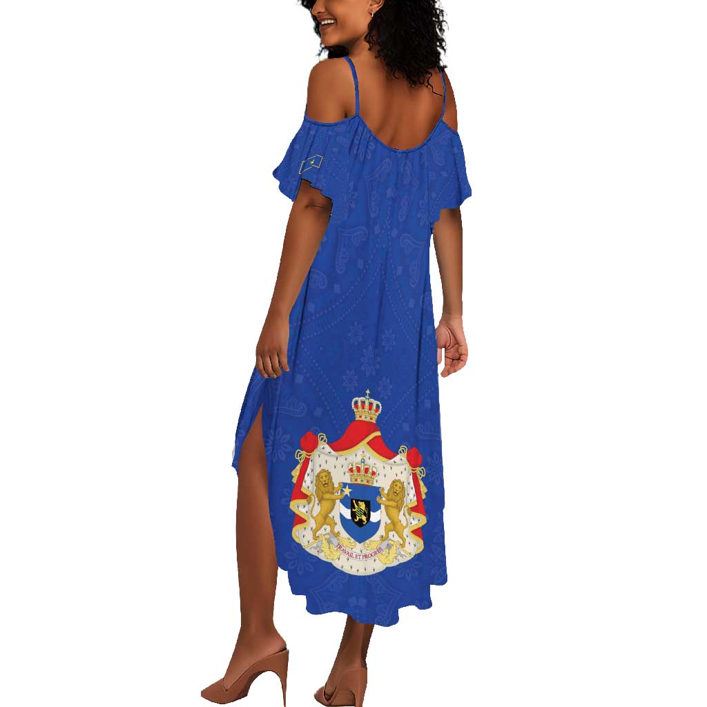 Congo Free State 1885-1908 Summer Maxi Dress Werk en voortgang