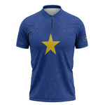 Congo Free State 1885-1908 Zipper Polo Shirt Werk en voortgang