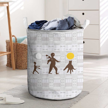 Kingdom of Kakongo Laundry Basket Royal Stylized