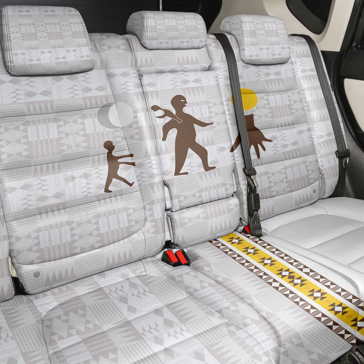 Kingdom of Kakongo Back Car Seat Cover Royal Stylized
