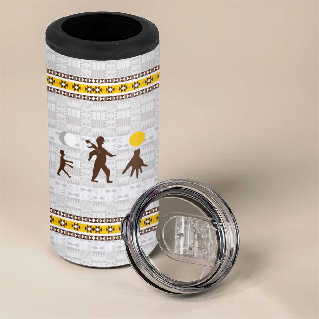 Kingdom of Kakongo 4 in 1 Can Cooler Tumbler Royal Stylized