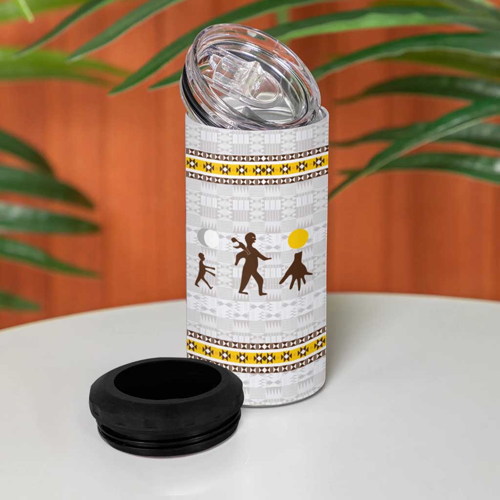 Kingdom of Kakongo 4 in 1 Can Cooler Tumbler Royal Stylized