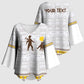 Personalized Kingdom of Kakongo Kimono Sleeve Blouse Royal Stylized