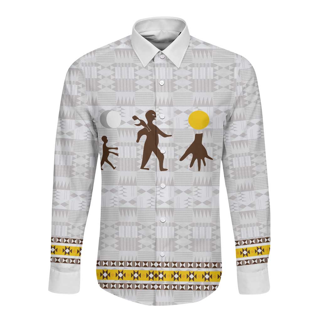 Personalized Kingdom of Kakongo Long Sleeve Button Shirt Royal Stylized