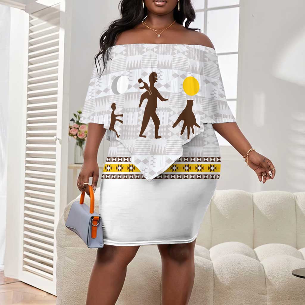 Personalized Kingdom of Kakongo Off Shoulder Short Dress Royal Stylized