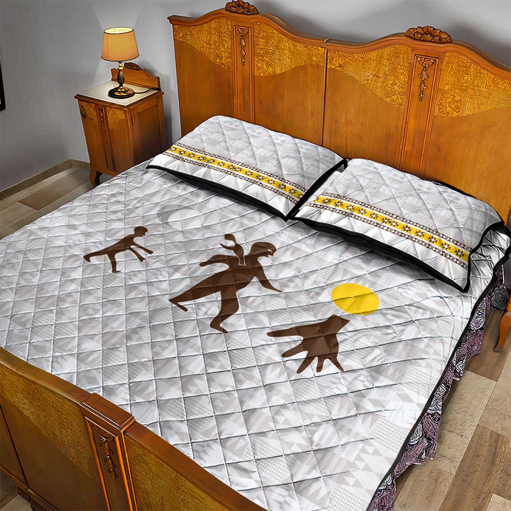 Kingdom of Kakongo Quilt Bed Set Royal Stylized