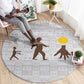 Kingdom of Kakongo Round Carpet Royal Stylized