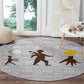 Kingdom of Kakongo Round Carpet Royal Stylized