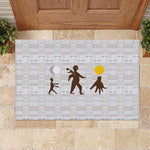 Kingdom of Kakongo Rubber Doormat Royal Stylized