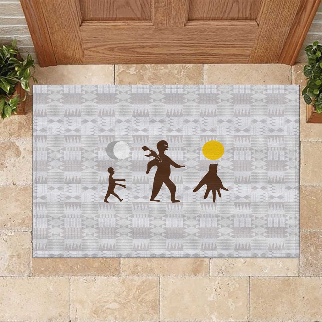 Kingdom of Kakongo Rubber Doormat Royal Stylized